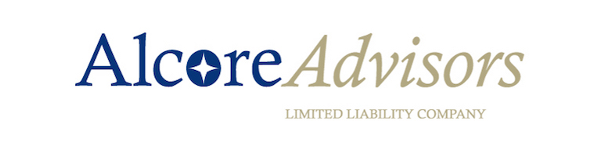 About Alcore Advisors logo.